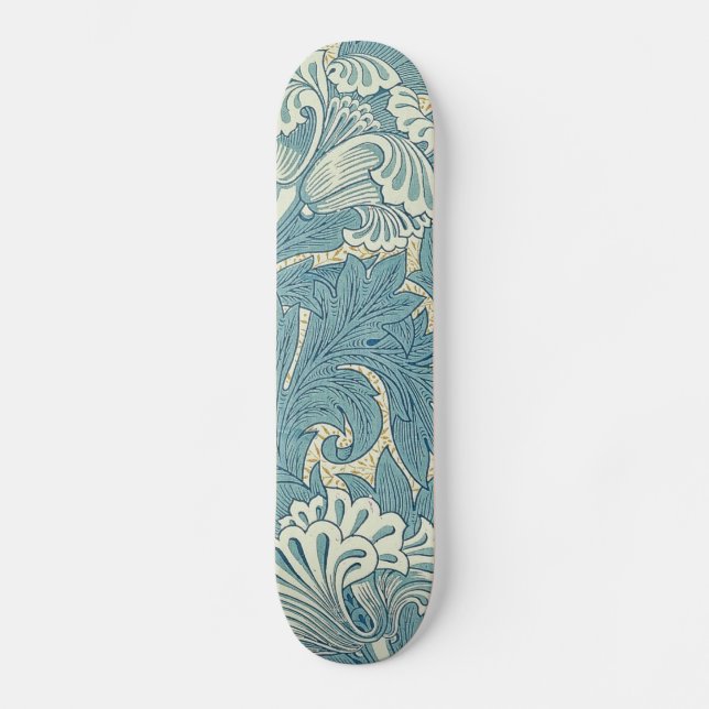 Skate William Morris Classic Tulip Blue Floral (Frente)