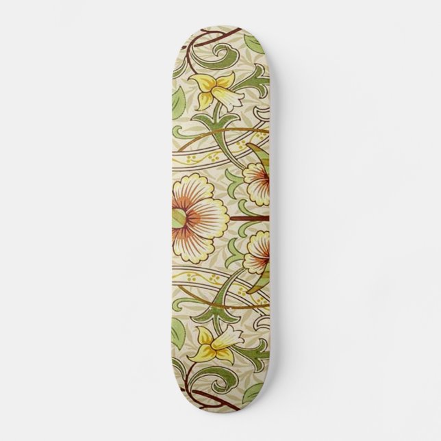 Skate William Morris Daffodil Classic Flower Wallpaper (Frente)