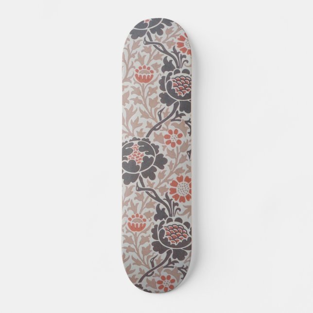 Skate William Morris Flower Grafton Wallpaper (Frente)