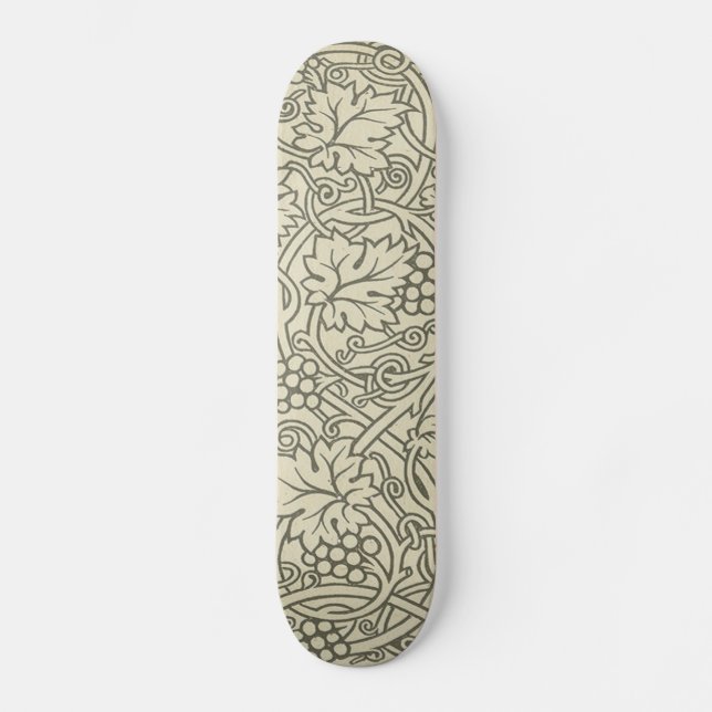 Skate William Morris Grapevine Green Wallpaper (Frente)