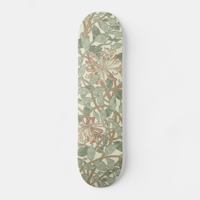 Skate William Morris Honeysuckle Flower Wallpaper (Frente)