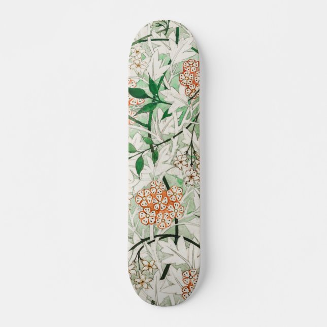 Skate William Morris Jasmine Garden Flower Classic (Frente)