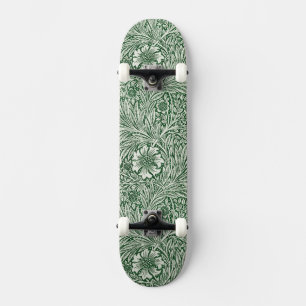 Skate william morris marigold flor verde floral