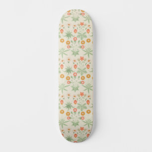 Skate William Morris Orange, Pink & Green Daisy Pattern