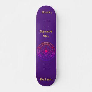 Skate Wing Chun Training Deck (Roxo)