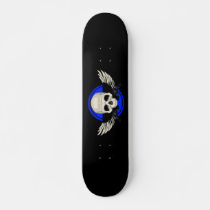 Skate Wing Skull - AZUL