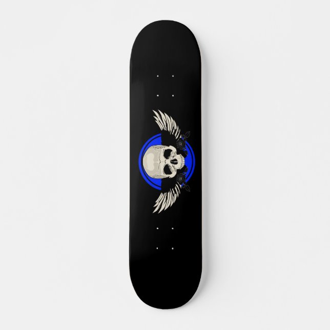 Skate Wing Skull - AZUL (Frente)
