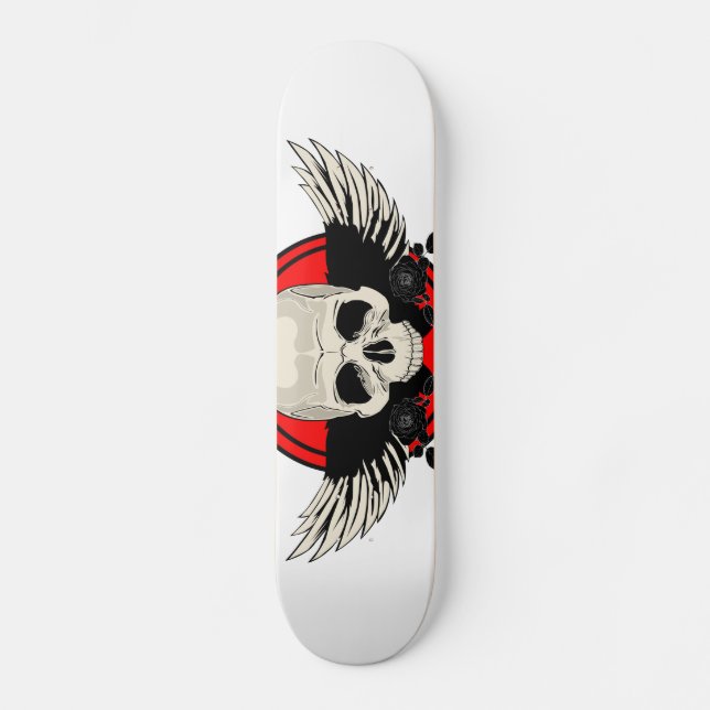 Skate Wing Skull - RED (Frente)