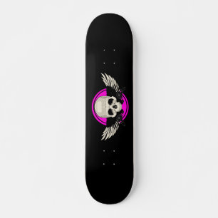 Skate Wing Skull - Rosa