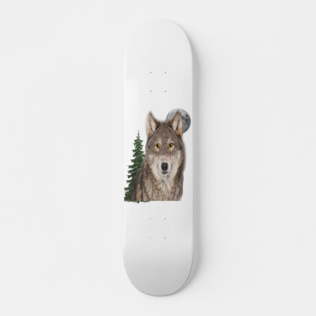 Skate Wolf art (Frente)