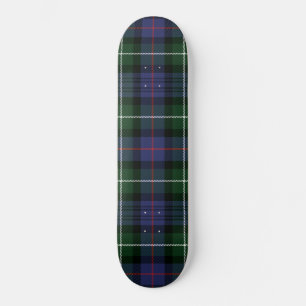 Skate Xadrez Clan MacKenzie Roxo Verde Tartan