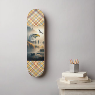 Skate Xadrez da Natureza da Águia Americana