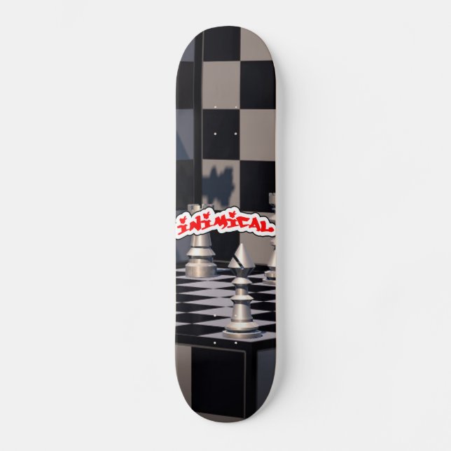 Skate Xadrez Inímico (Frente)
