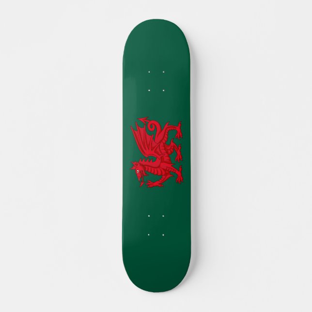 Skate Y Ddraig Goch - Red Dragon (Frente)