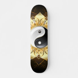 Skate Yin Yang Ouro Lotus