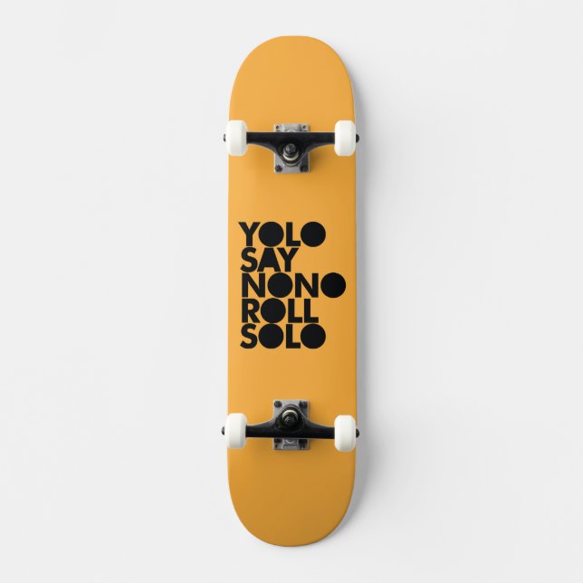 Skate YOLO Roll Solo Preenchido (Frente)