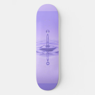 Skate Zen Love Purple Ocean Water Drip Refletion