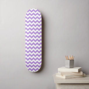 Skate Zigzag Roxo, Chevron Roxo, Padrão Geométrico