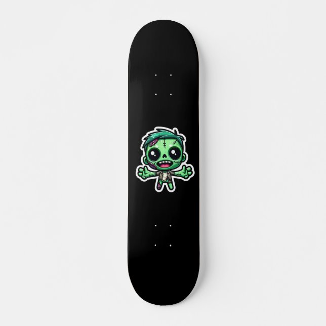 Skate Zombie engraçado (Frente)
