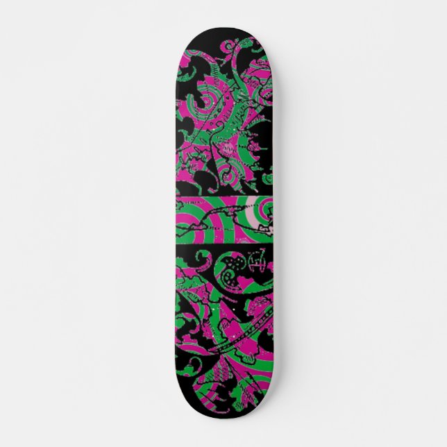 skateboard abstrato (Frente)