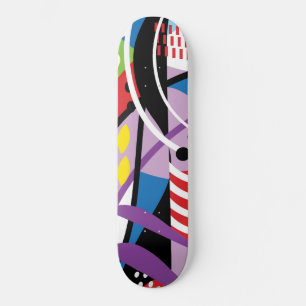 skateboard abstrato