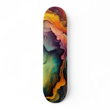 skateboard abstrato