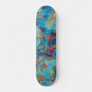 Skateboard Abstrato azul