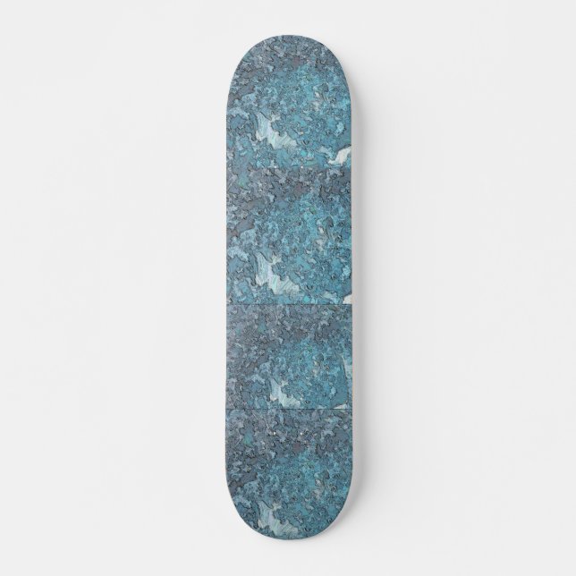Skateboard Abstrato de Água (Frente)