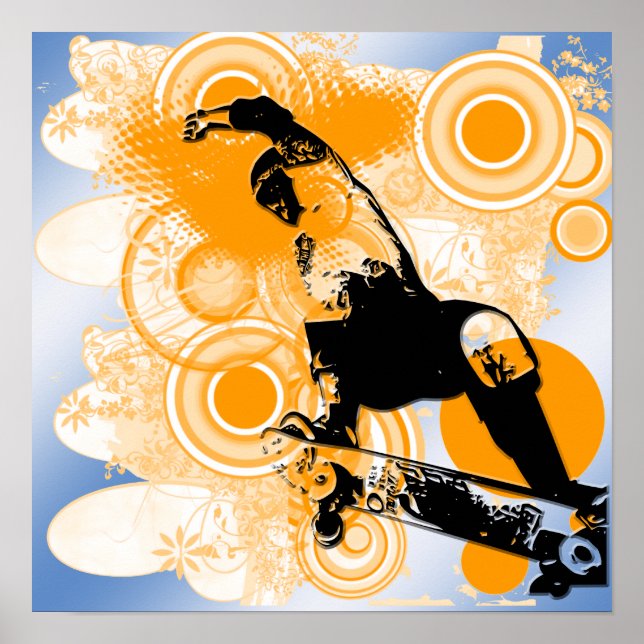 Skateboard Air Poster (Frente)