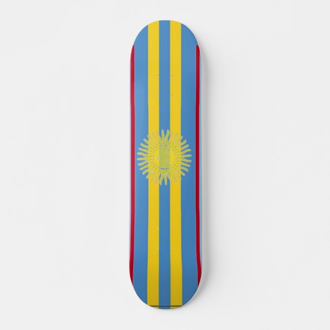 Skateboard amarelo (Frente)