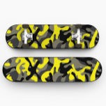 Skateboard amarelo Camo | Quadro de bordo<br><div class="desc">Skateboard amarelo Camo | Camo Skateboard - Este tradicional skate Camo faz um excelente presente para quem ama o exterior e tudo o que Camo ama.</div>