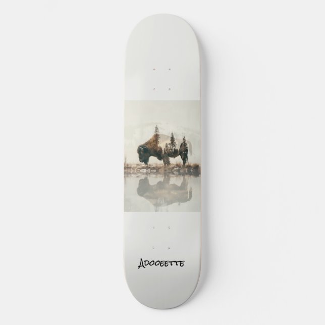Skateboard Americano Nativo Personalizado (Frente)