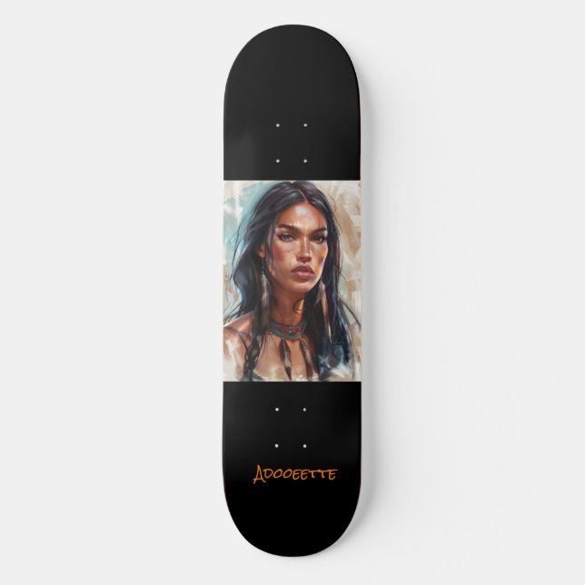 Skateboard Americano Nativo Personalizado (Frente)