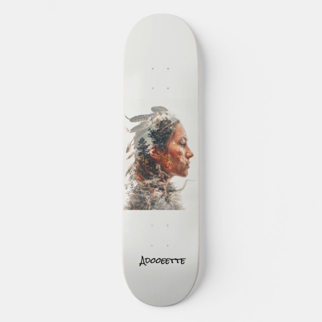 Skateboard Americano Nativo Personalizado (Frente)