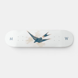 Skateboard Andorinha Monogramada