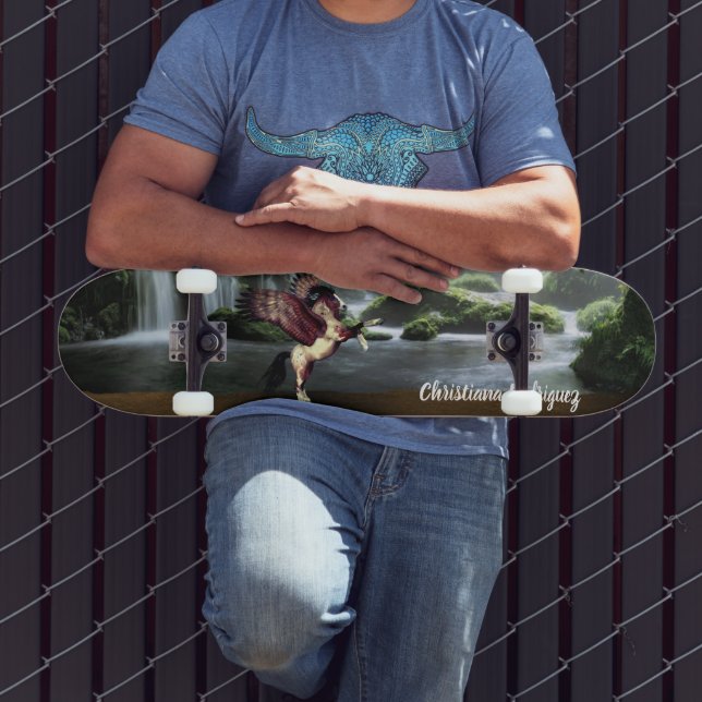 Skateboard Appaloosa Winged Pegasus (Ao ar livre 3)