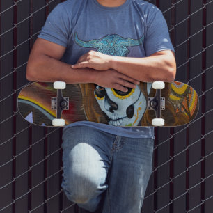 Skateboard - Arte de Rua Psicodélica