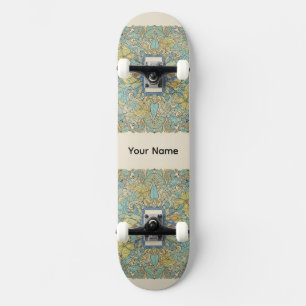 Skateboard Artístico Zentangle Nome Personalizado