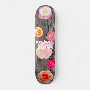 Skateboard Árvores e Rosas