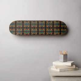 Skateboard Aztec Mandala