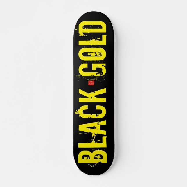 Skateboard BLACK GOLD, Deck 7¾" (Frente)