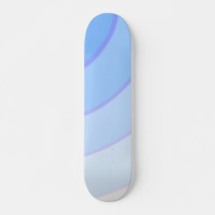 Skateboard Blue Swirls