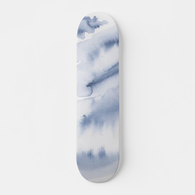 Skateboard Blue Watercolor (Frente)