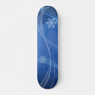 Skateboard Blue Winter