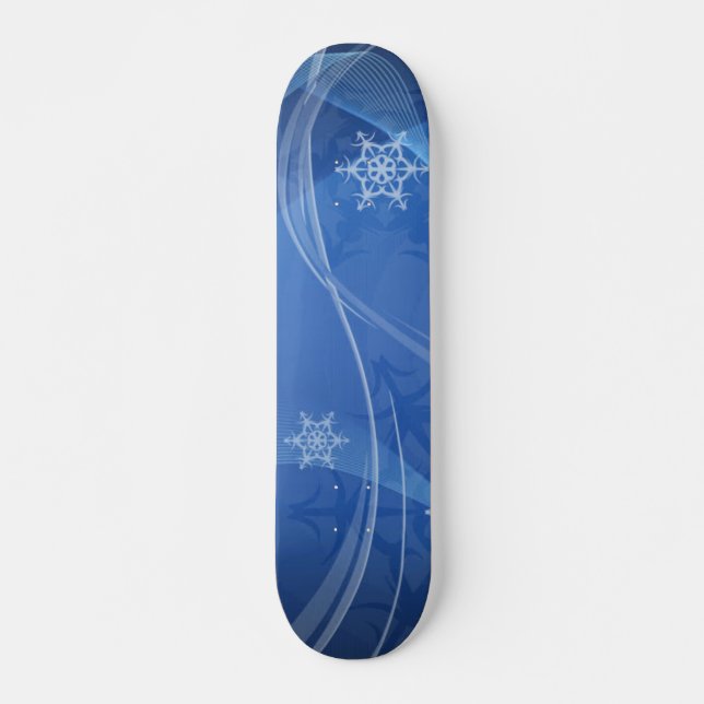 Skateboard Blue Winter (Frente)