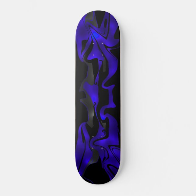 Skateboard Brilho Azul (Frente)