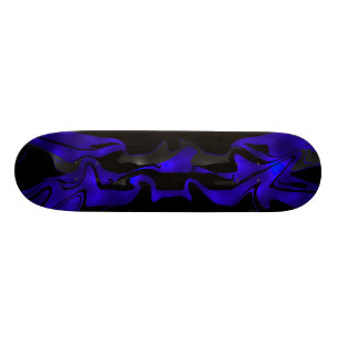 Skateboard Brilho Azul