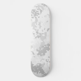 Skateboard Camo Branco Cinza