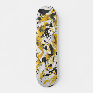 Skateboard Camuflado Urbano Amarelo Ousado