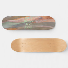 Skateboard Camuflagem Verde Casca de Árvore 2